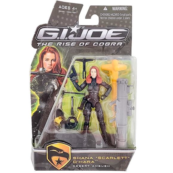 GI Joe Shana Scarlett O’Hara Rise of Cobra Desert Ambush Action Figure Sergeant - Picture 1 of 5